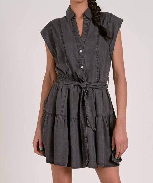 Elan - Julia Denim Mini Dress
