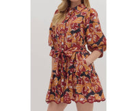 Entro - Floral Short Dress