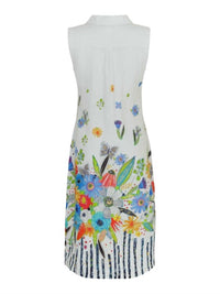Dolcezza - New Bouquet Coming Soon Sleeveless Linen Dress