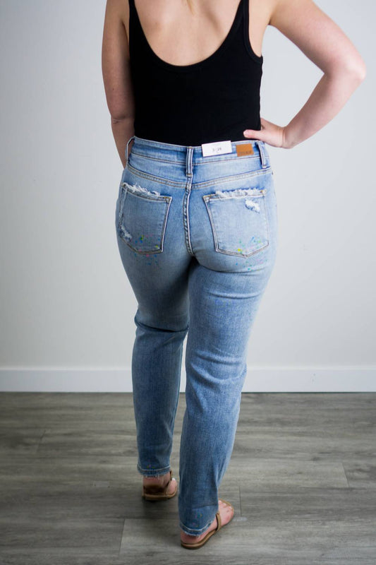 Judy Blue - Women's Mid-rise Boyfriend Jeans