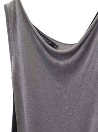Santiago Knits - Women's Back One Side Leather Shoulder Strap Tank