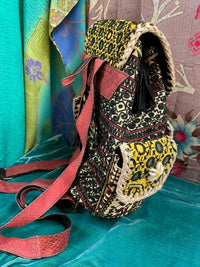 Kantha Bae - Women's Upcycled Embroidered Market Backpack