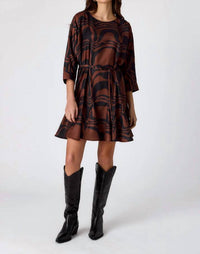 Crosby by Mollie Burch Lucy Mini Dress in canyon - women's dress - alternate view