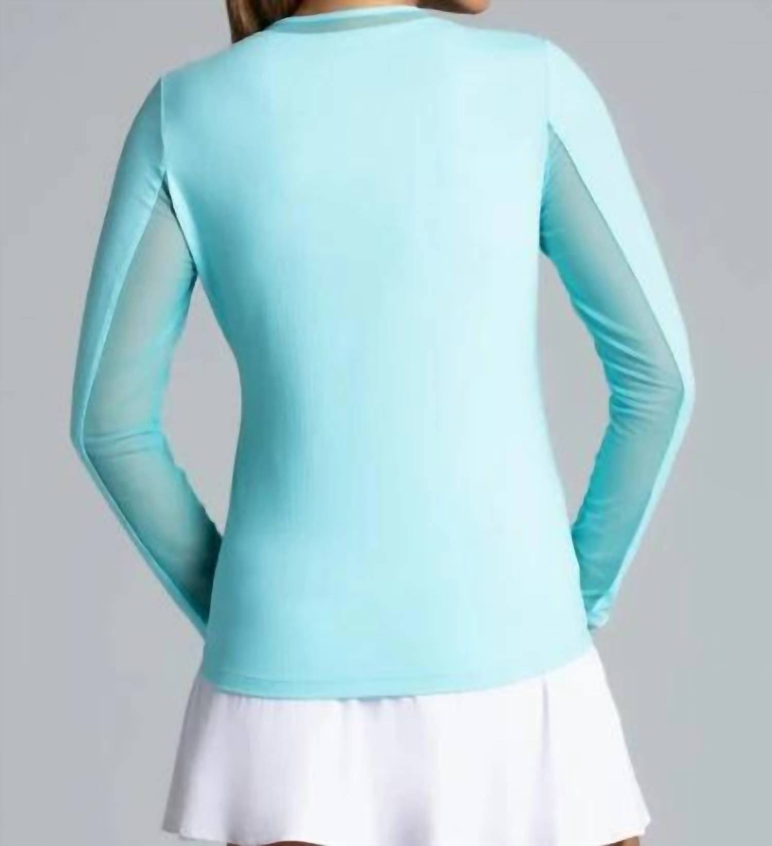 Ibkul - Long Sleeve Crew Neck Top