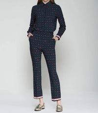 Vilagallo - Equestrian Print Trouser