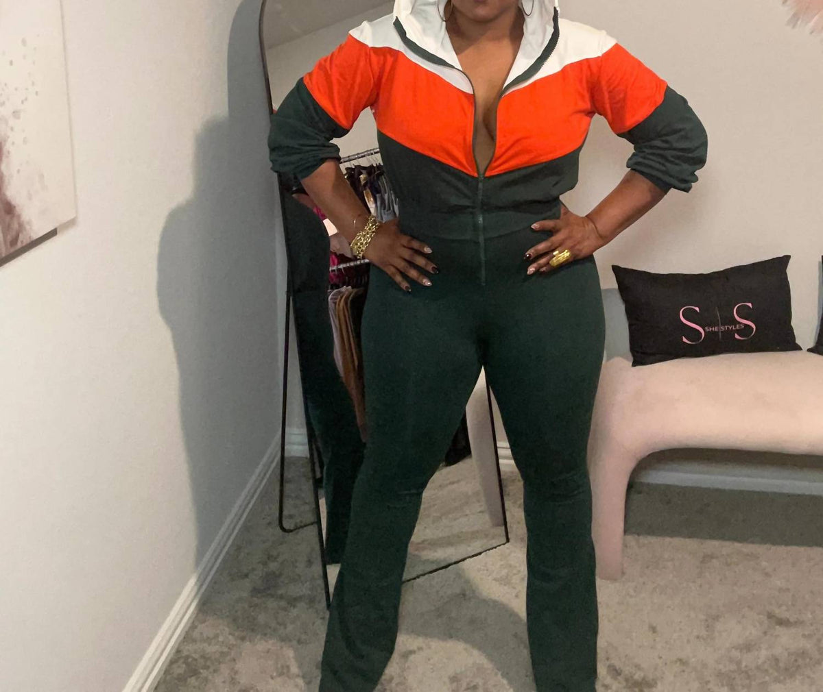 Win Win Apparel - Zip And Flow Jumpsuit