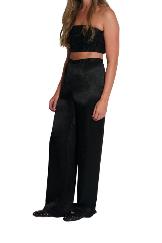 Enza Costa - Textured Satin Pants