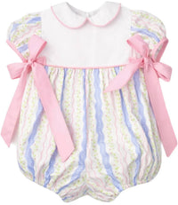 Funtasia Too - Girls Floral Stripe Bubble With Ribbons