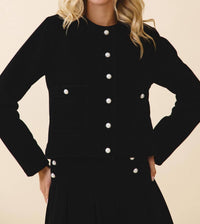 Tcec - Georgie Pearl Button Front Jacket