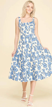 Pinch - Floral Sleeveless Midi Dress
