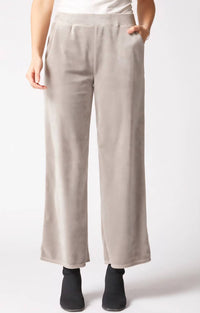 habitat Cozy Velour Zen Pant in latte - women's pants