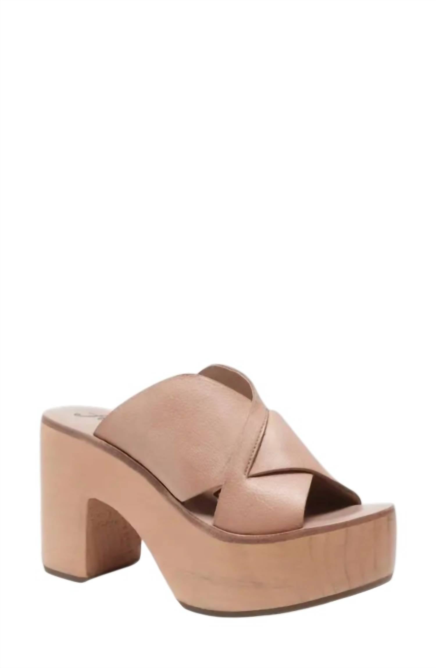 Free People Women's Kora Platform Sandals in carrot ginger - women's sandal