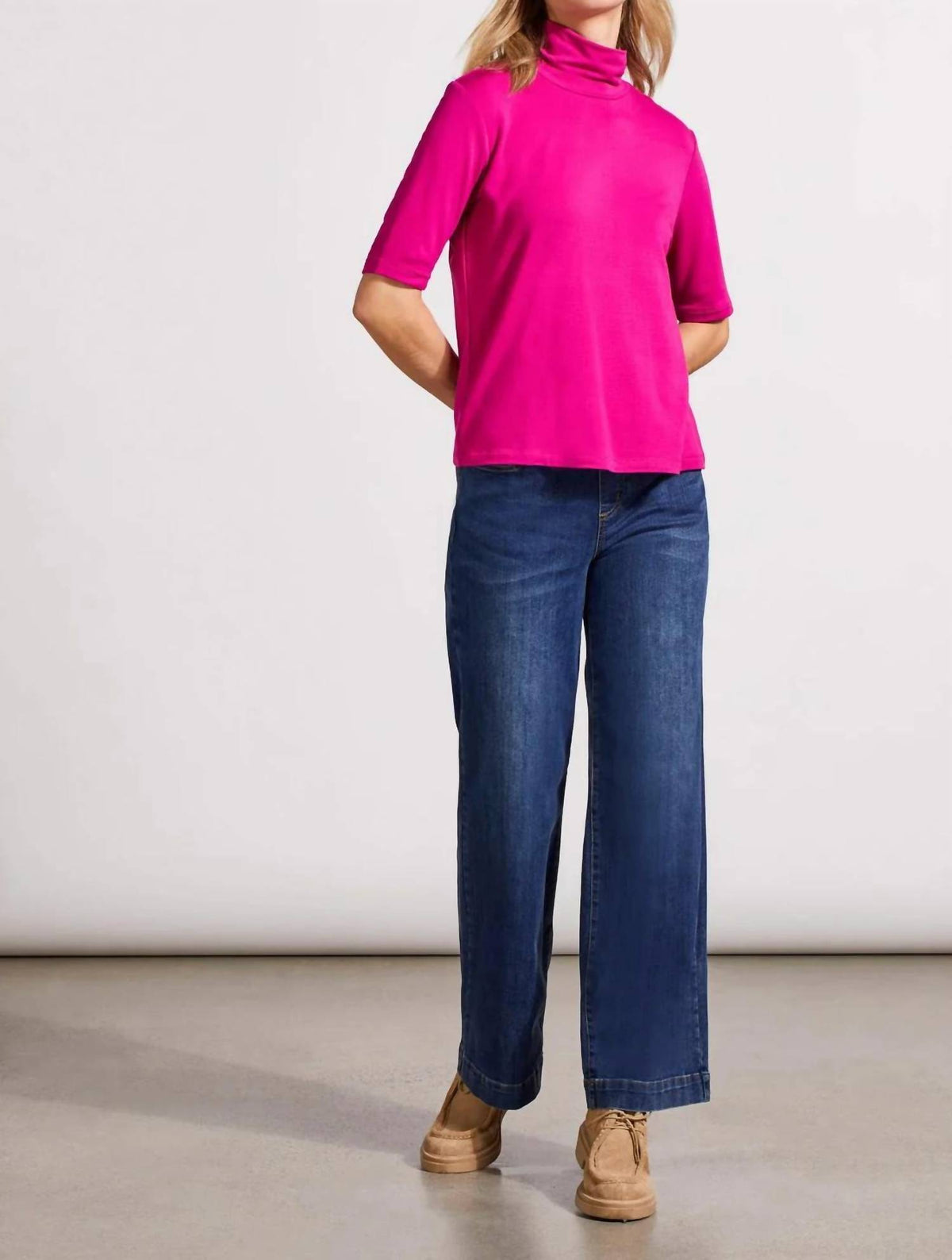 Tribal - Fen French Terry Elbow Sleeve Top