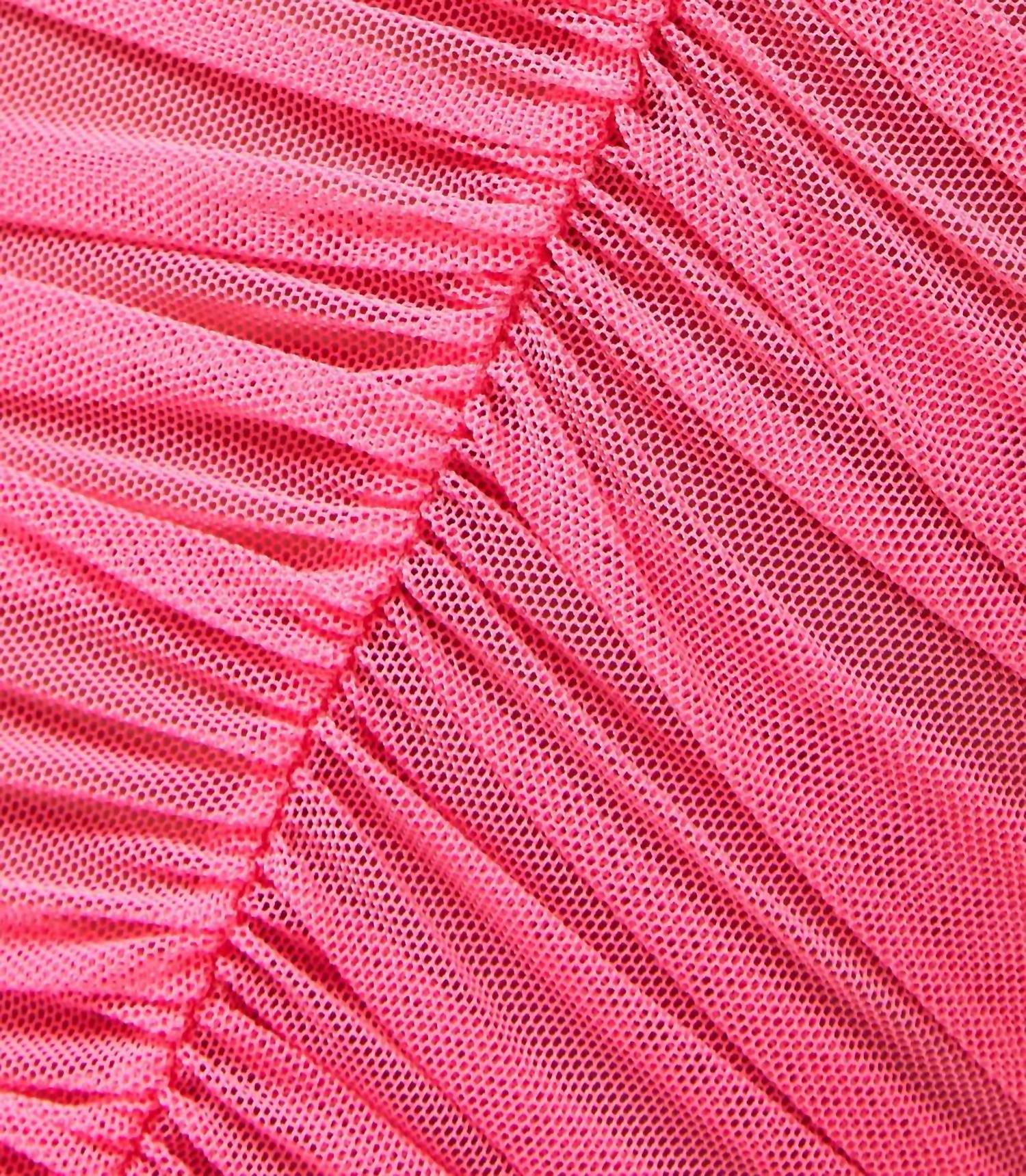 Good American - Mesh Ruched Skirt