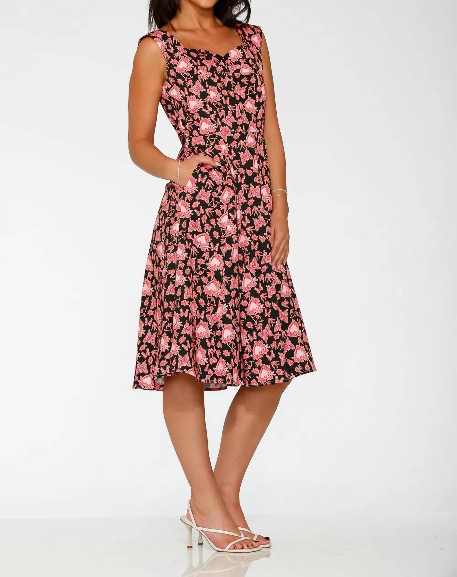 Orchid Bloom - Heart Angel Swing Dress