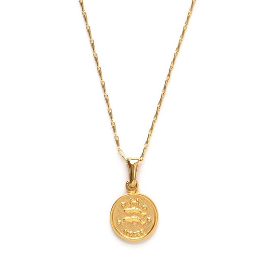 Amano Studio - Women's Zodiac Medallion Charm Necklace