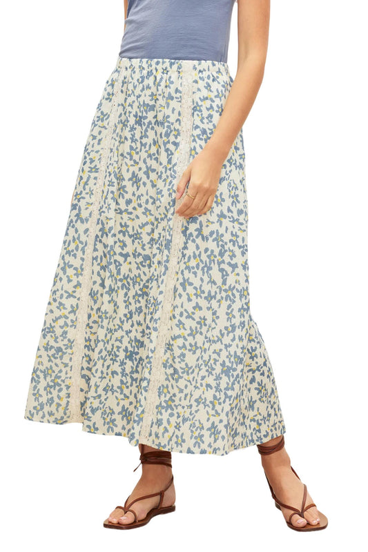 Velvet By Graham & Spencer - Kona Floral Lace Maxi Skirt