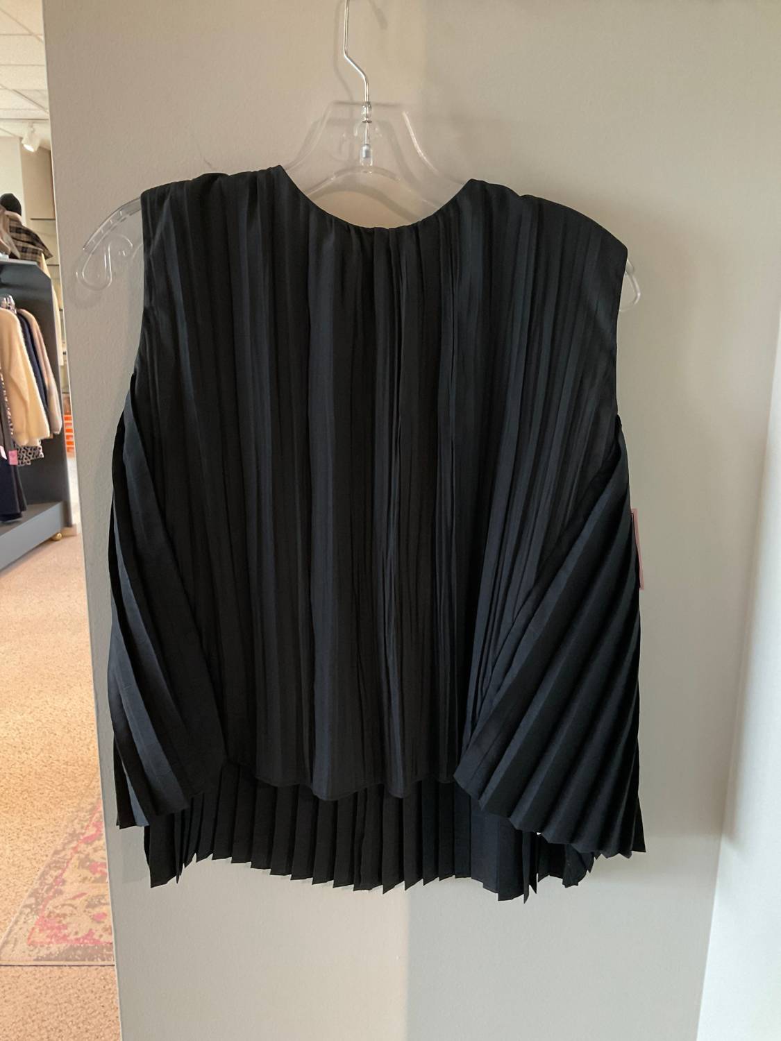 Vince - Pleated A-line Top