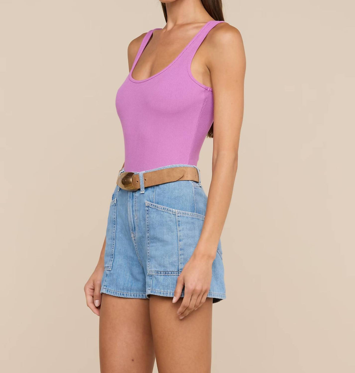 L'Agence - Women's Nica Scoopneck Bodysuit