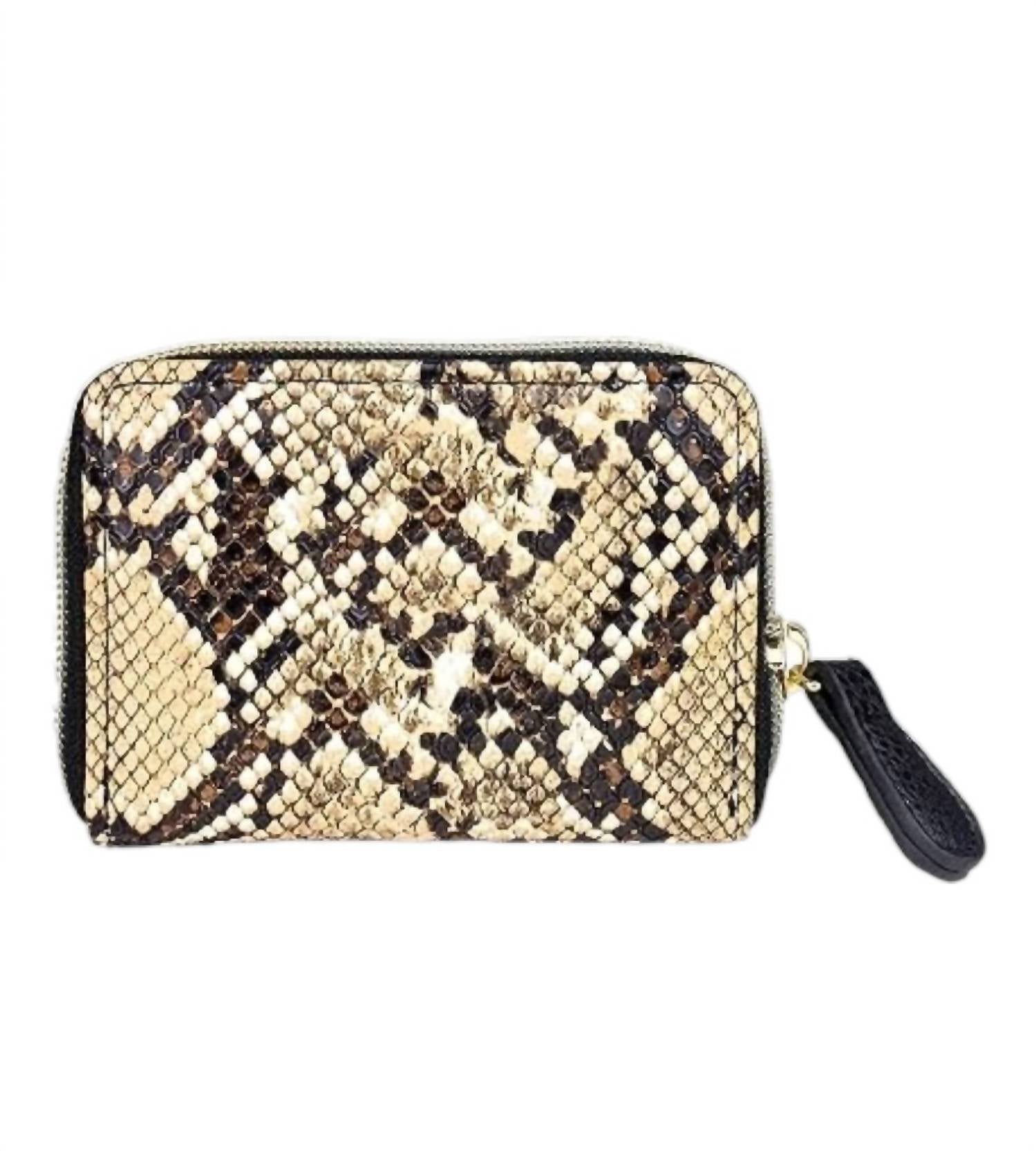 Magid - Women's Snake Print Accordion Wallet