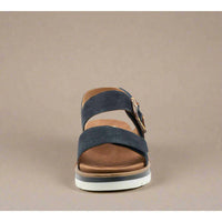 Ara Women's Marabella Sandals in navy suede - women's sandal - view 5