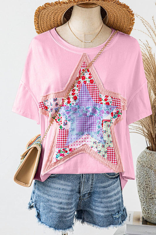Fashionworks - Star Patchwork T-shirt