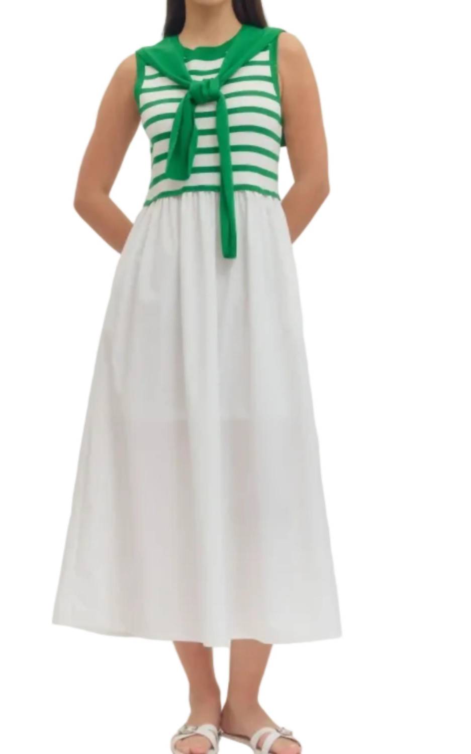 Entro - Caddy Sleeveless Midi Dress