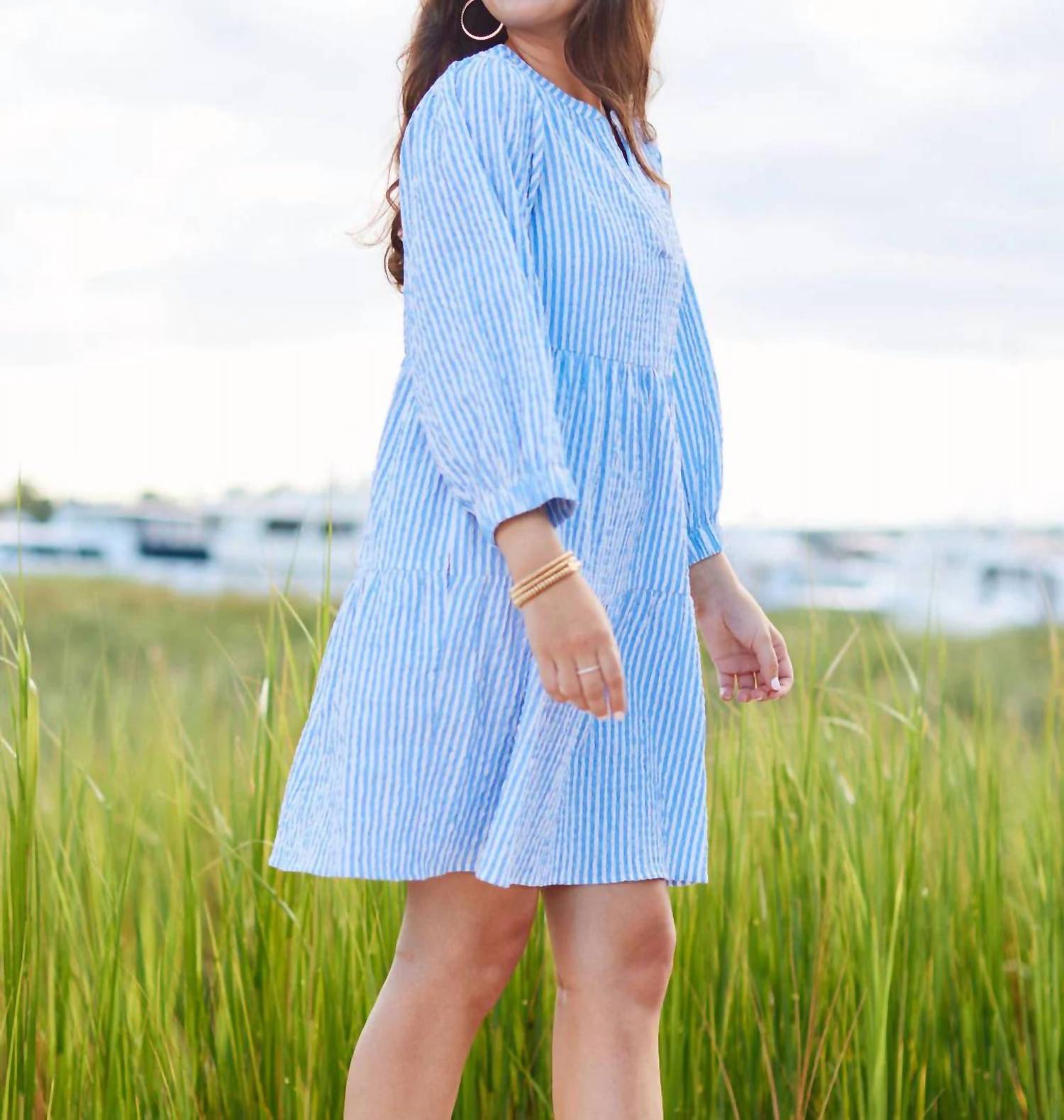 Mary Square - Cooper Striped Dress