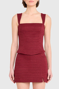 Amanda Uprichard - Ceronne Corset Tank Top
