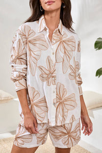 Tribal - Long Sleeve Button Front Blouse