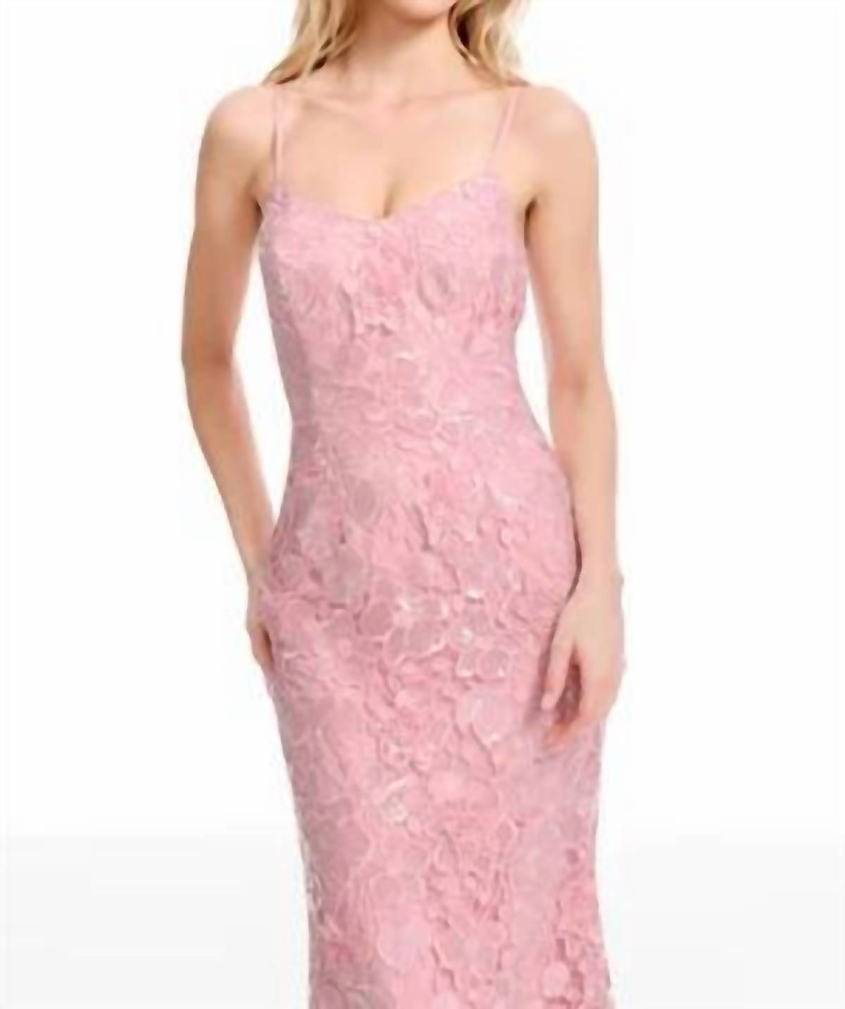 Dress The Population - Giovanna Sleeveless Scoop-neck Mermaid Gown