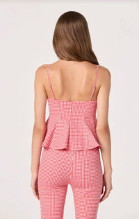 Astr - Alma Gingham Top
