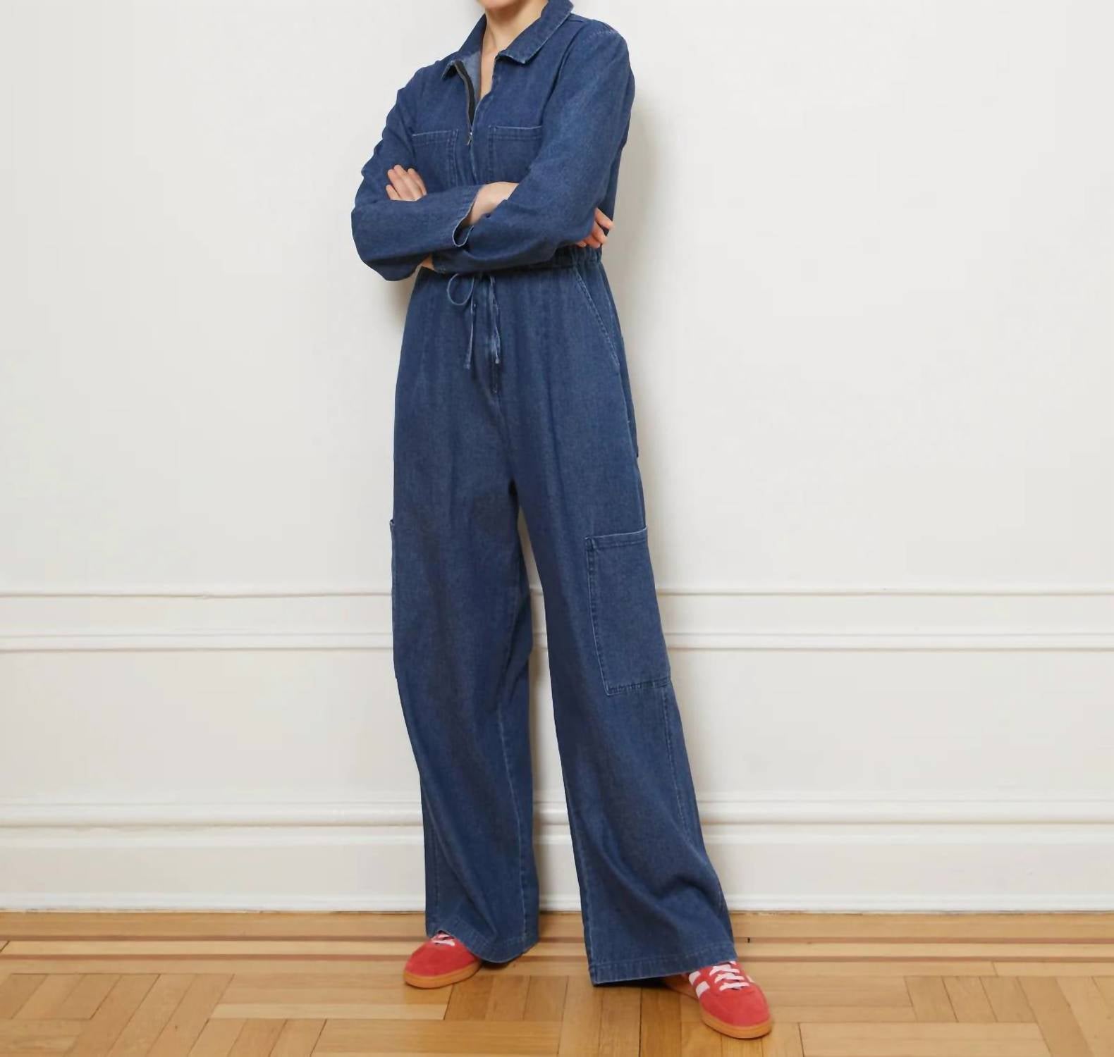 Loup - Spencer Cargo Zip Jumpsuit