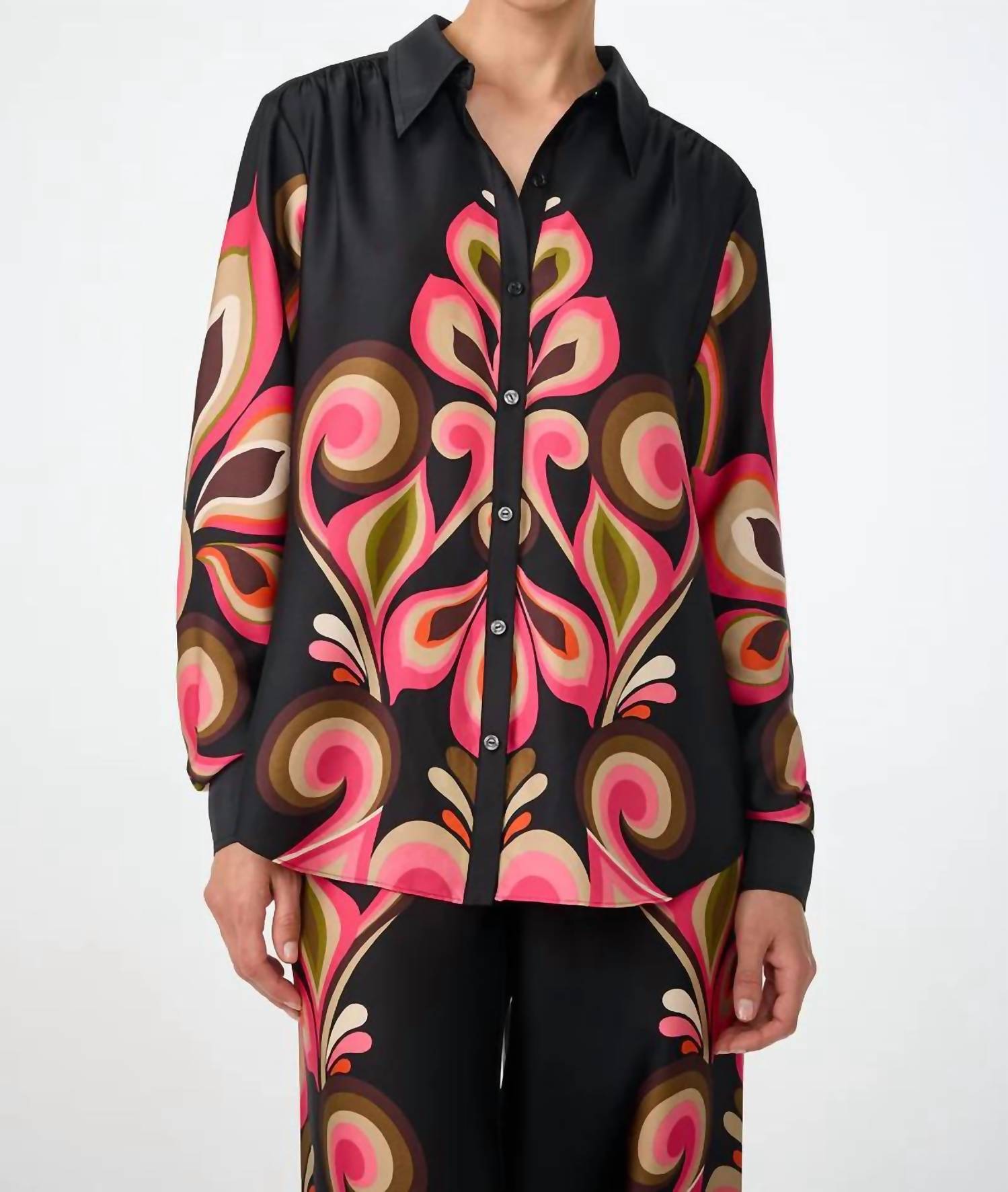 Trina Turk - Cassavetes Border Shirt