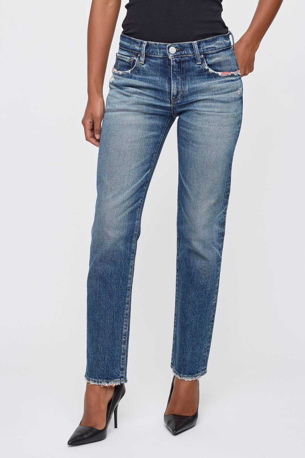 Moussy - Ensley Slim Straight Jeans