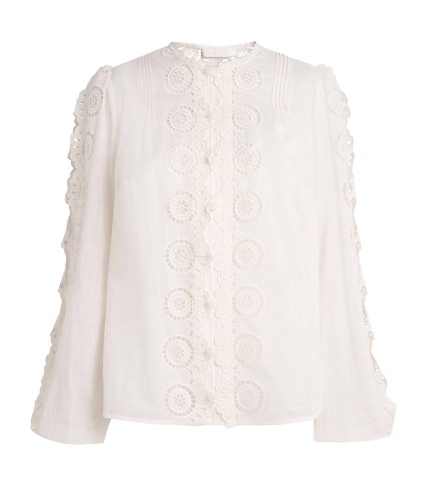 Zimmermann - Women's Lucky Embroidered Blouse