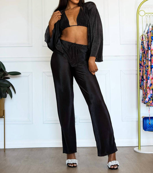 Little Secret Of Mine - Allure Noire Plisse Set