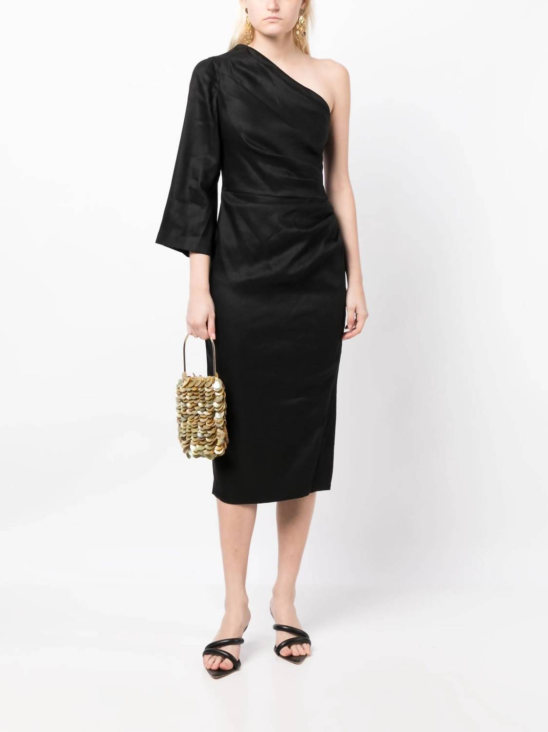 Veronica Beard - Patsy One Shoulder Neckline Dress