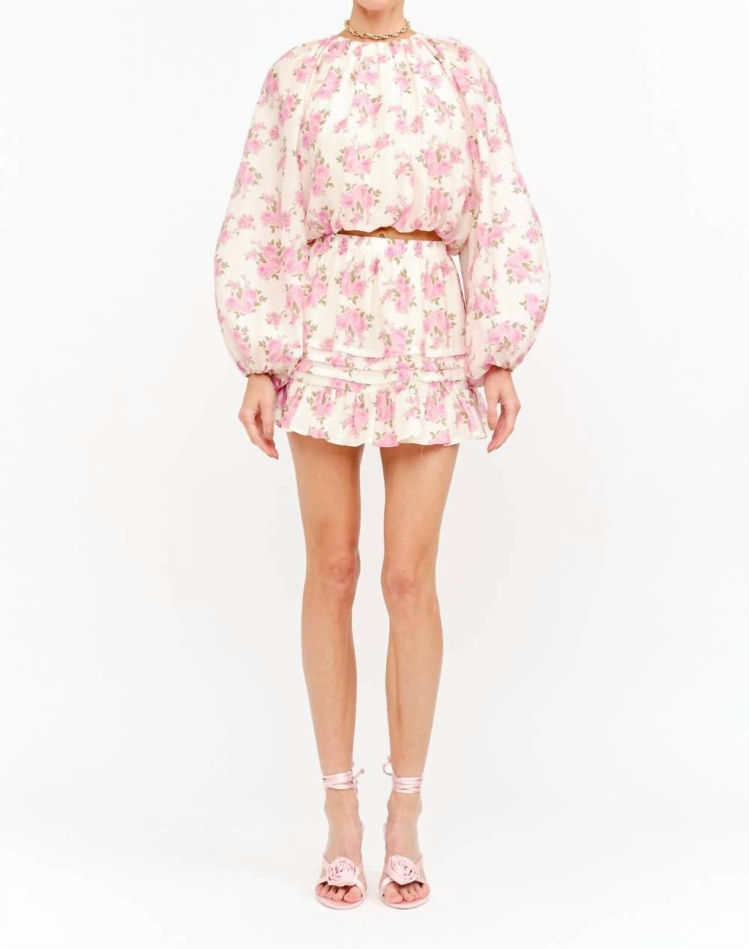 Sofie The Label - Rose Garden Billowy Floral Blouse