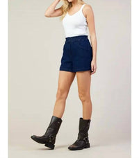 Skies Are Blue - stretch high waisted denim shorts