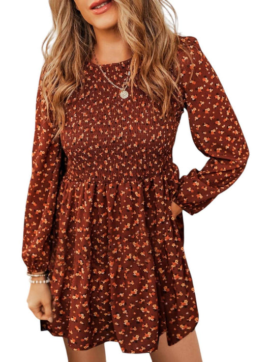 Trendsi - Roots Ditsy Floral Dress