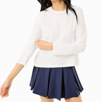 Addison Bay - Active Mesh Walnut Long Sleeve Top