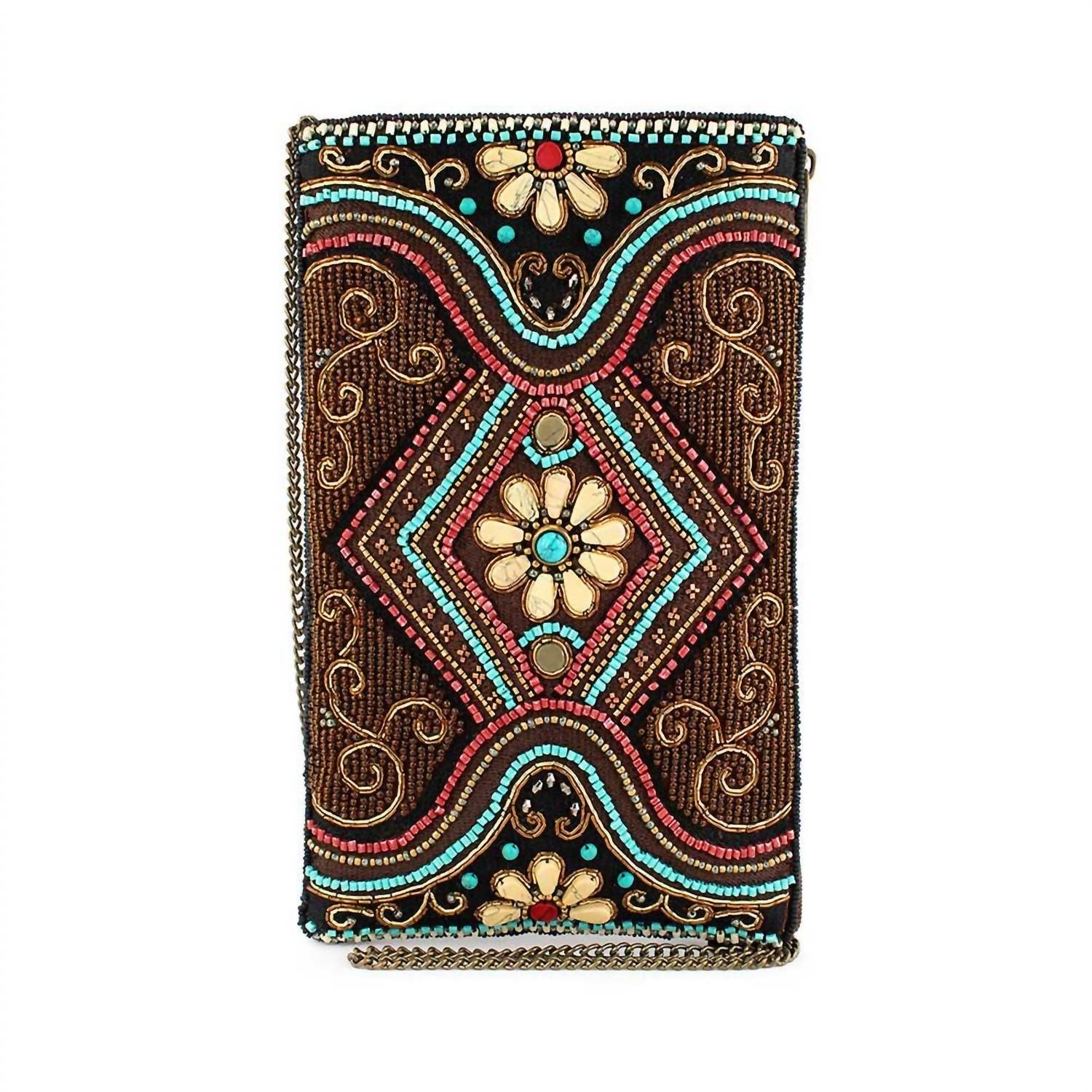 Mary Frances - Women's Tapestry Crossbody Phone Bag