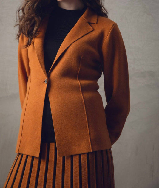 Marble - Classic One Button Blazer