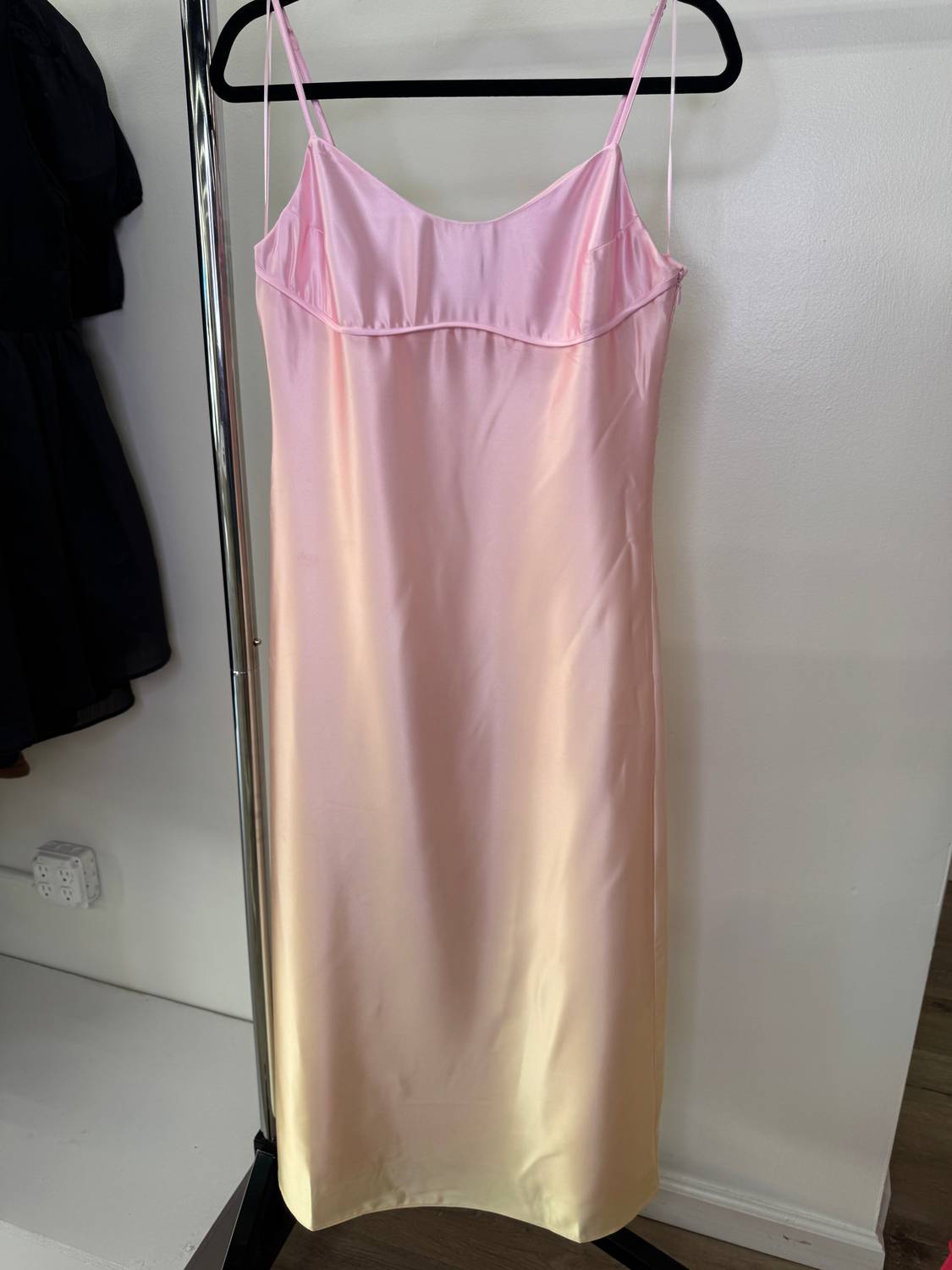 2.7 August Apparel - Women's Ombre Silk Midi Dress