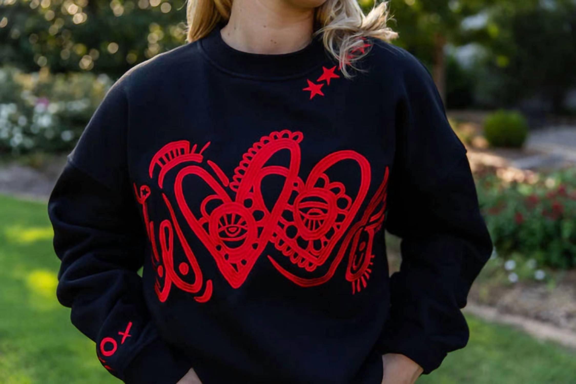 Chan Art - Woof Crewneck Top