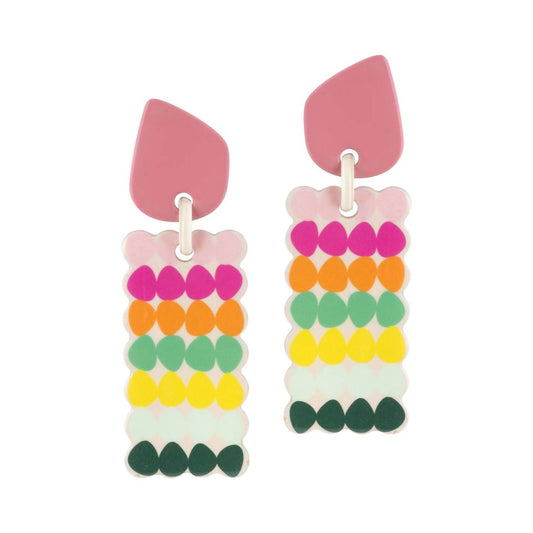 Sunshine Tienda - Women's Colorful Atlantic Cabana Earrings