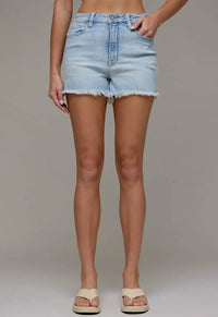 Hidden - Women's Cotton Blend High Rise Shorts