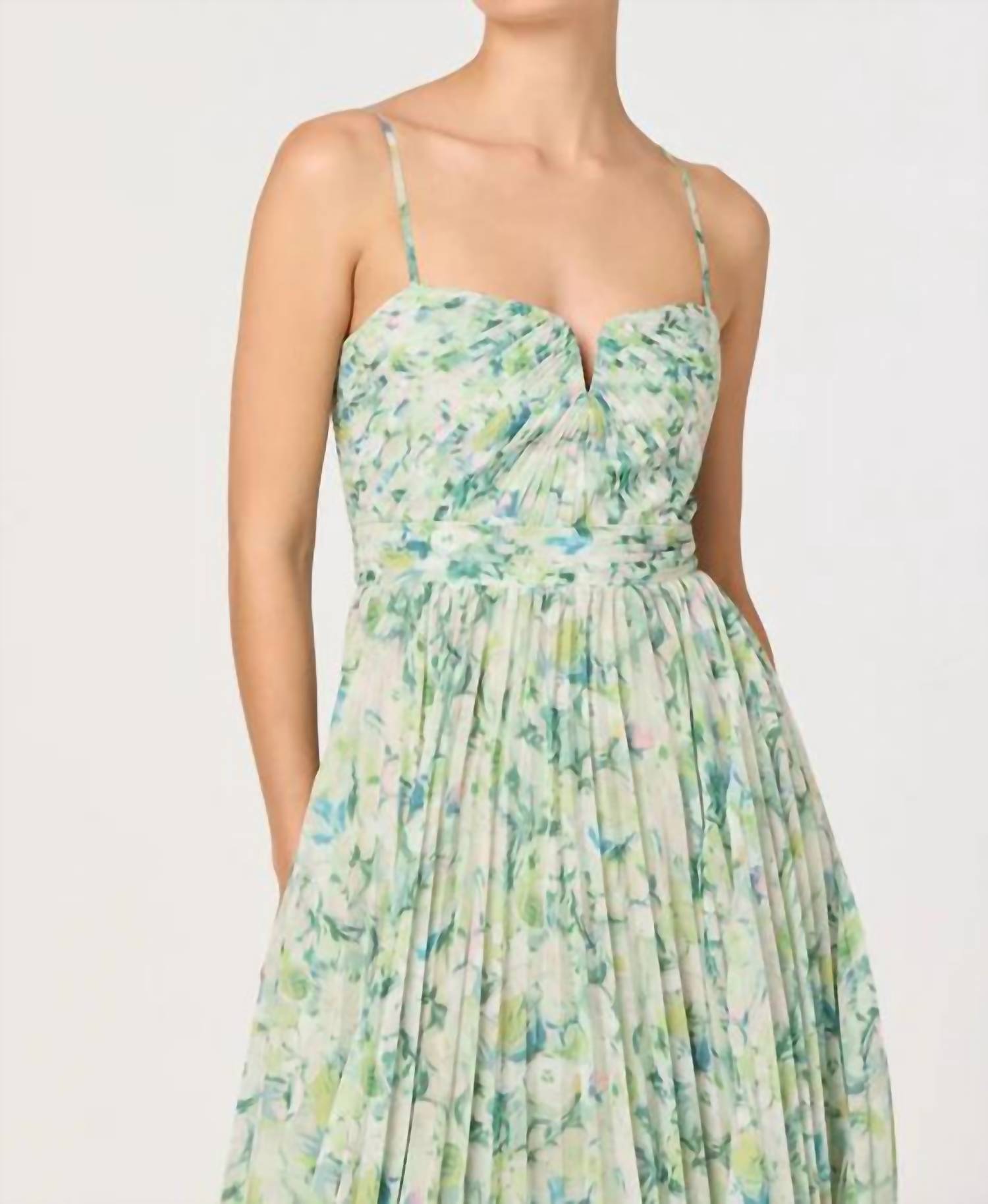 Astr - Bayley Pleated Midi Dress