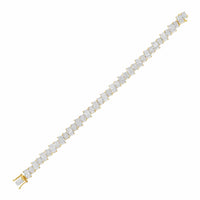 Diana M Jewels - Women's Radiant Lab-Grown Diamond Tennis Bracelet (56.00 Ct) - Signature